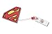 Finex Set of 4 Superhero Batman and Superman Logo Badge ID Clip Reel Retractable Holder Office Work Nurse Name Badge Tag Clip On Card Holders Cute - 30 inch Cord Extension