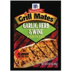McCormick, Grill Mates, Garlic Herb Wine Marinade, 0.87oz Packet (Pack of 12)
