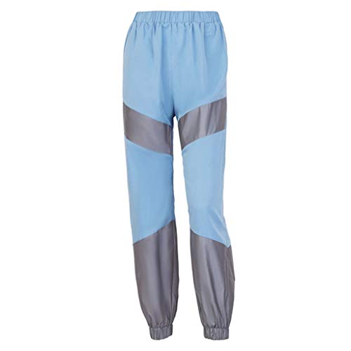 LISTHA Reflective Cargo Pants Women Overalls Street Shot High Waist Trousers