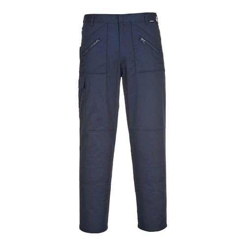 PORTWEST Navy S887 Arbeitshose mit Knietaschen Beinlänge 31 (Standardlänge) Marineblau