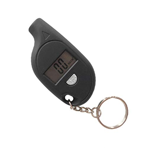 Tire Pressure Gauge, Classic Digital Tyre Pressure Gauge With Backlight LCD Display 100 PSI, Air Pressure Gauge Tester Tool for Cars & Motorcycles with Schrader Valves (mini,Black)