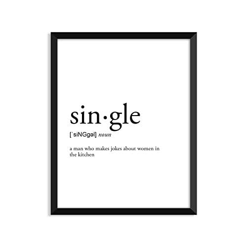 Single definition Unframed art print poster or greeting
