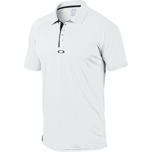 Oakley Men's Elementat Polo, Medium, White