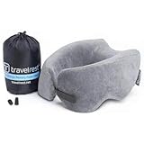 TRAVELREST Nest Patented Ultimate Memory Foam Travel Pillow/Neck Pillow - Washable - Voted Best Travel Pillow for 2018-2021 b