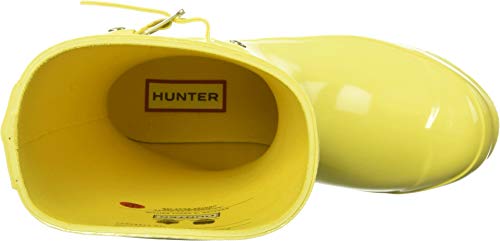 Hunter Kids Unisex Original Kids' Gloss Rain Boot (Little Kid/Big Kid) Wader Yellow 2 M US Little Kid