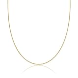 2mm thick 14k Hamilton gold plated on solid sterling silver 925 stamped Italian SPIGA ESPIGA WHEAT link style chain necklace chocker bracelet anklet with lobster claw clasp jewellery jewelry - Available in lengths: inch 6