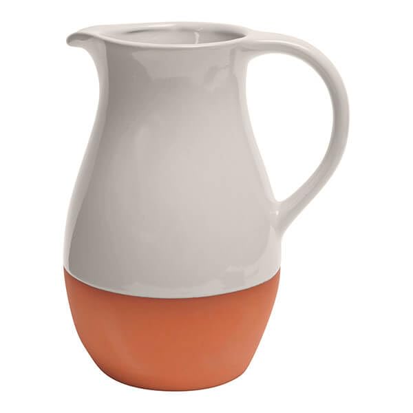 Dexam Sintra Glazed Terracotta Jug - Stone
