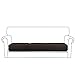 Easy-Going Stretch Cushion Cover Sofa Cushion Furniture Protector Sofa Seat Sofa slipcover Sofa Cover Soft Flexibility with Elastic Bottom(3-Piece Chair Cushion,Chocolate)