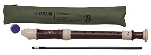 Yamaha YRS-312B Soprano Recorder, simulated Rosewood finish, Key of C