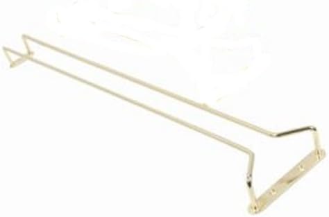 16" Wire Glass Hanger Brass Plated
