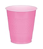 Bright Pink Plastic Cups Big Party Pack, 16 Oz., 50 Ct.