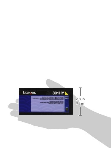 Lexmark 80C1HY0 Yellow High Yield Return Program Toner