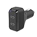 Scosche CPDC8C8 PowerVolt™ 36W Certified USB Type-C + Type-C Fast Car Charger Power Delivery 3.0 for standard USB-C Devices