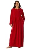 Only Necessities Women's Plus Size Long Chenille Robe