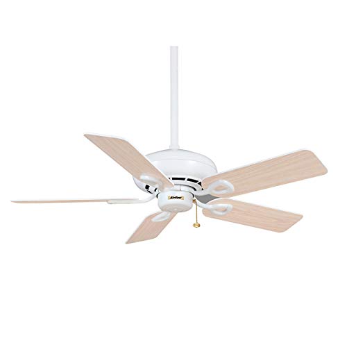 Casablanca Fan 52 inch Snow White Finish Ceiling Fan with 3 Speed Pull Chain (Certified Refurbished)