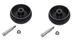 Kumar Bros USA New Two (2) Deck Wheels W/Bolt & Nut Fits John Deere Z355R Z375R Z425 Z435