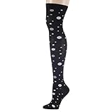 Isadora Paccini Women's Polka Dot Over The Knee Socks
