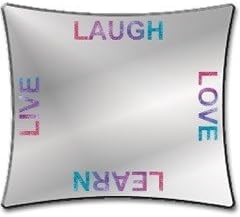 Magnetic School Locker Mirror: Live Love Laugh Learn -New Design