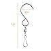 Alamic Swivel Hooks Clips for Hanging Wind Spinners Wind Chimes Hanging Plants Crystal Twisters Pots Birdcage Party Ornaments Hooks - Pack of 6