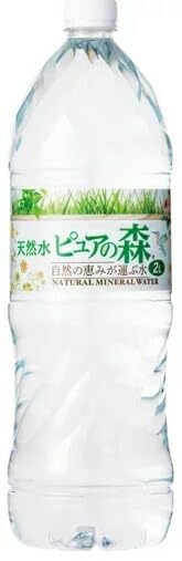 名水百選岐阜県のお水 ピュアの森 天然水 2000ml×12本/2ケース商品画像