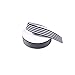 Black and White Striped Grosgrain Ribbon 1 Inch Christmas Gift Wrap Ribbon for DIY Hair Accessories Crafts Party Wedding Holiday Decoration 25 Yards