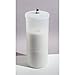 iDesign Orb Plastic Toilet Tissue Roll Reserve Organizer for Bathroom, Vertical Free Standing Compact Organizer, Holds 3 Rolls of Toilet Paper, Clear