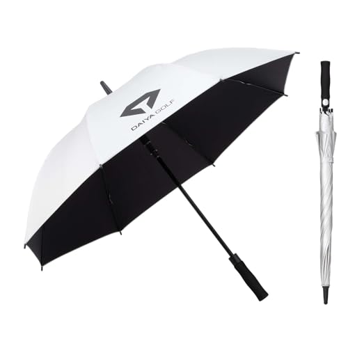ダイヤゴルフ(DAIYA GOLF)ダイヤワンタッチゴルフ傘 シルバー 晴雨兼用 ワンタッチで開く UPF50+ 紫外線遮蔽率99.9% 撥水加工 雨傘 日傘 UVカット 大きい グラスファイバー 頑丈 パラソル OT-5004