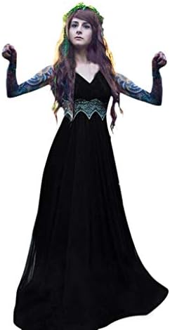 レディースワンピースjopinia Women Dress 無地レトロ中世風vネック綴じ合わすロングワンピース ビクトリア風 ヴィンテージプリンセスドレス 令和の最新 安いコスプレ変装 ｓ 5ｘｌ大きいサイズ 演奏会 文化祭 舞踏会黒赤青緑 B07rxsv5kx 1 233円 大人気 New