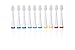 Wellness Oral Care Sonic Power Rechargeable Toothbrush with 10 Replacement Brush Heads and Countertop Charging Base (WE2000)