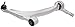 ACDelco 45D3212 Professional Front Driver Side Lower Suspension Control Arm and Ball Joint Assembly