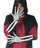 Skeleton Hand Gloves with Bone Sleeve