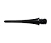 NineDartOut.us New!! Fit Point Plus Soft Tip Dart Tips - 50 Count (Black)