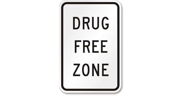 Amazon Com Yqzsayi Drug Free Zone Sign Funny Decorative Yard