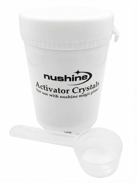 Nushine Activator Crystals 140g (For Use With Magic Cleaning Plate)