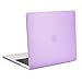 TOP CASE - Macbook Pro 13 WITHOUT Touch Bar (2017 & 2016 Release) 2 in 1, Rubberized Matte Hard Case Cover + Matching Color Keyboard Cover for MacBook Pro 13-inch A1708 without Touch Bar - Purple