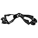 Ergodyne Squids 3400 Glove Clip Holder with Dual Clips, Black, 1 Count (Pack of 1)