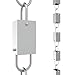 Rain Chains Direct - Square Link Rain Chain - 8.5 FT - Durable Milled Aluminum - Premium Rain Chains for Gutters