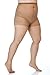 Donatella's Hosiery 20 denier sheer pantyhose Plus Size 2X-7X (petite to extra-long tall)