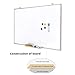 Magnetic Writeboard 24X36 Dry Erase Board Hanging & Wall Mounted Whiteboard S Aluminium Frame Message Boards for Home, School, Office, Kitchen