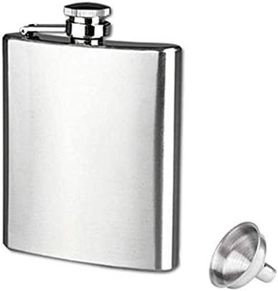 Morza Mini Portable Hip Flask 4 5 6 7 8 9 10 18 oz Stainless Steel Hip Liquor Alcohol Bottle Flask with Cap Funnel