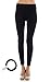Women's Regular & Plus Size High Waisted Fleece-Lined Full Length Leggings