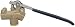 Happy Tree Brass Wand Angle Valve 1200 PSI 1/4"NPT Self-Closing Control Replacement Valve for Carpet Cleaning and Upholstery Cleaning with Trigger Lever Truckmount or Portable Extractor