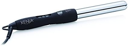 Xenia Paris Titanium Clipless Curling Iron with Glove