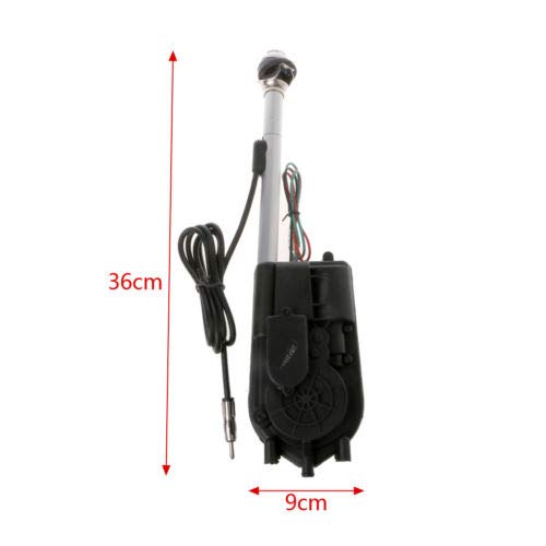 YONGHONGUniversal Car Auto SUV AM FM Radio Electric Power Automatic Antenna Aerial Kit 12V Exterior Vehicle Aerials Pro Auto Replacement - Thumbnail 6