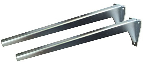 Sunload Shelf Support Heavy Duty L-Profile Console Galvanised Steel (2 x 480 mm)