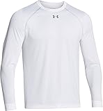 Under Armour Mens Locker Long Sleeve T-Shirt Medium White