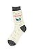 Foot Traffic, Women's Education-Theme Socks, Talk Dewey to Me (Shoe Sizes 4-10)