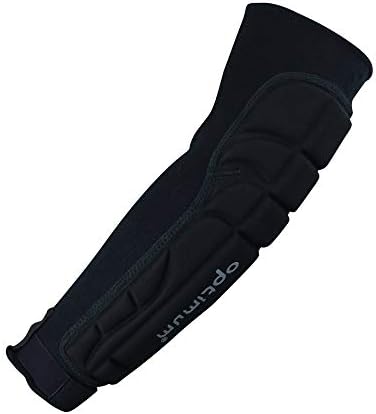 Elbow/Forearm Rugby Guard - Black/Silver
