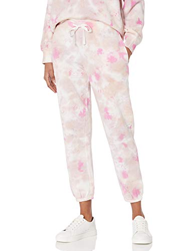 THE DROP WOMEN’S DINA FLEECE ELASTIC HEM SWEATPANT, ROSE, S