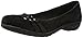 Skechers Women's Career Double Buckle Flat,Black Buckle,7.5 M US